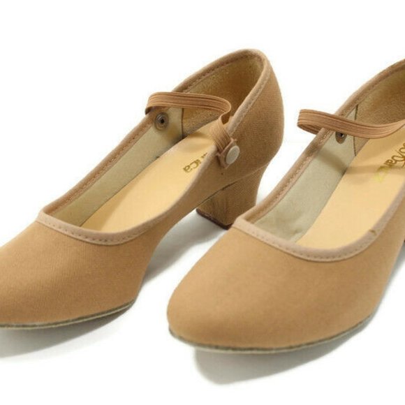 So Danca Canvas R002 M Caramel Dance Shoes - Picture 2 of 8